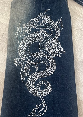 Bershka desenli y2k pantolon - Görsel 3