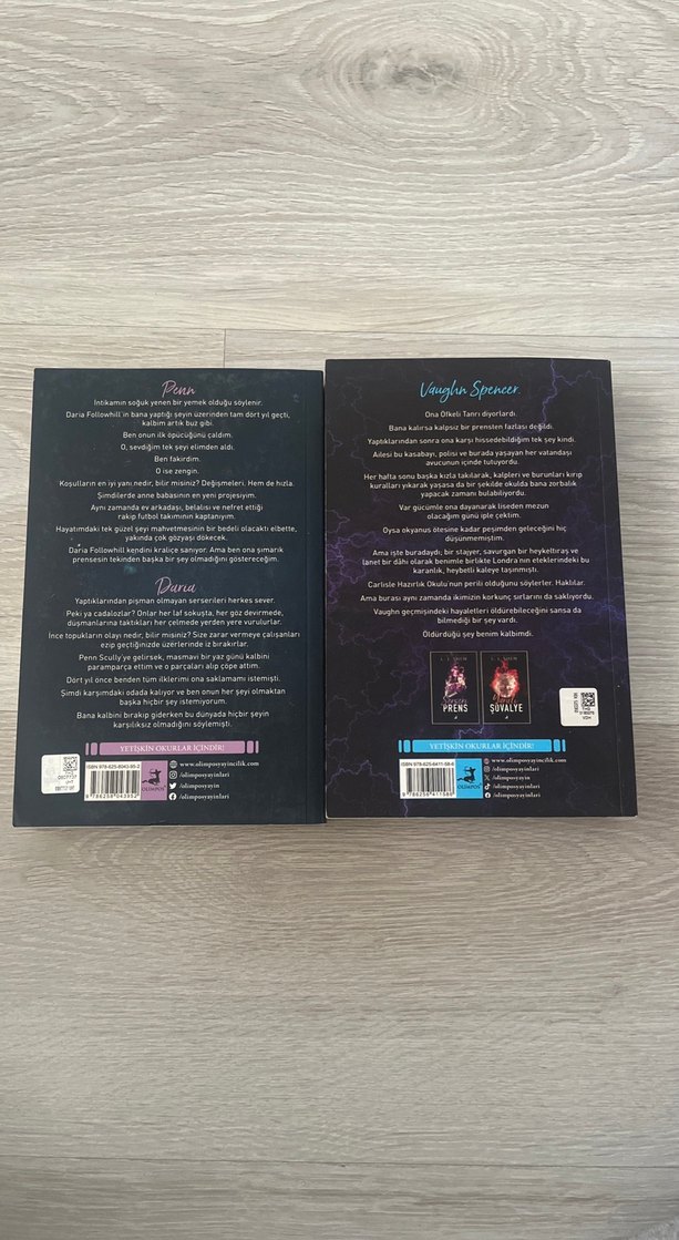 L.J. Shen'den Serseri Prens ve Öfkeli Tanrı Romanları - Görsel 2