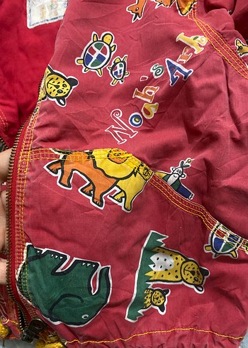 Kapüşonlu Renkli Desenli Erkek Çocuk Yağmurluk - Görsel 3