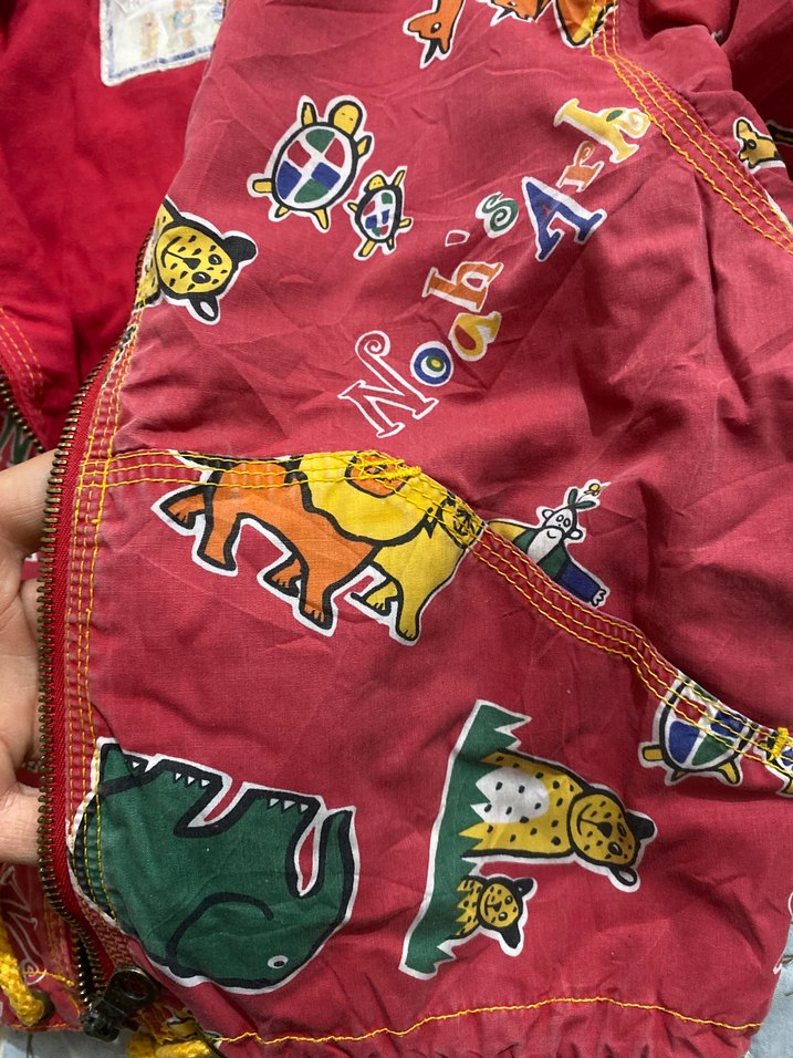 Kapüşonlu Renkli Desenli Erkek Çocuk Yağmurluk - Görsel 3