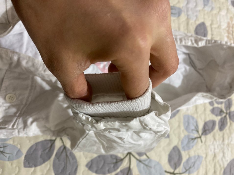 Kız Çocuk Kapüşonlu Beyaz Pamuk Ceket - Görsel 3