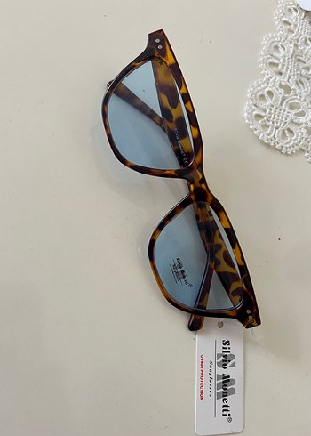 Beden Vogue Muadili Leopar Mavi Cam Güneş Gözlüğü