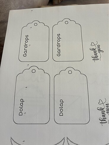 Teşekkür Kartı Sticker kırılabilir uyarısı - Görsel 9