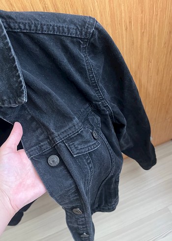 LC Waikiki Siyah Kadın Denim Kot Ceket