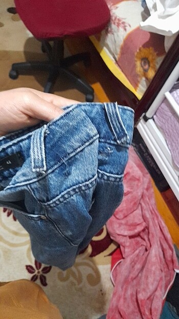 42 Beden lacivert Renk Kot pantolon