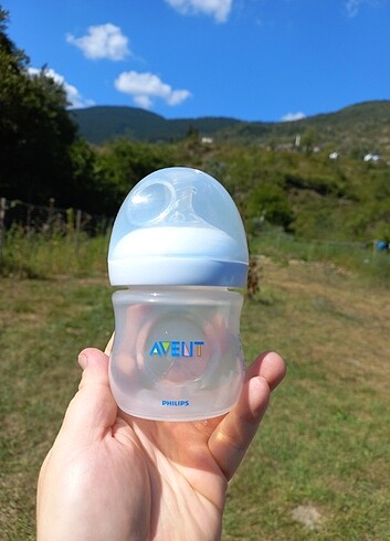 Avent biberon natural yenidoğan uyumlu plastik 