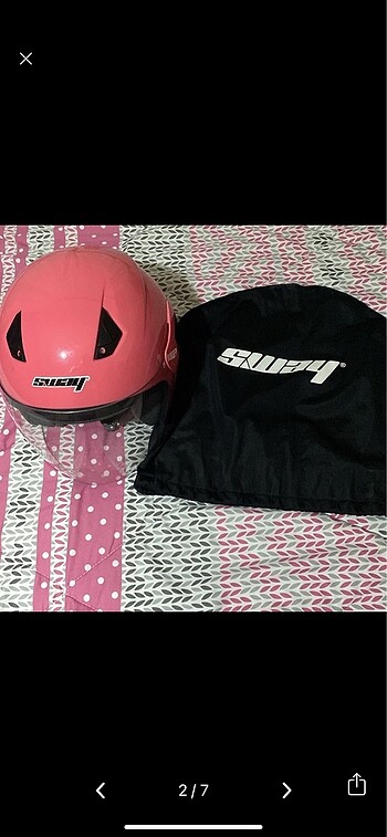 Sway kask pembe