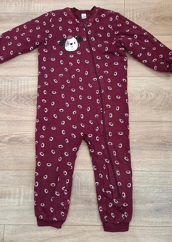 Lc Waikiki Fermuarlı Bordo Erkek Çocuk Polar Tulum