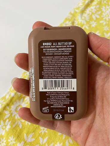  Beden Nyx bronzer