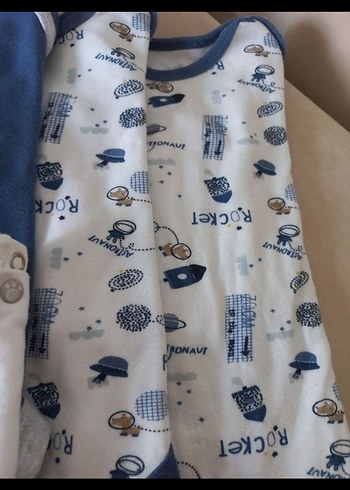 Bebek Erkek Kolsuz Pamuklu Çıtçıtlı Body - Görsel 3