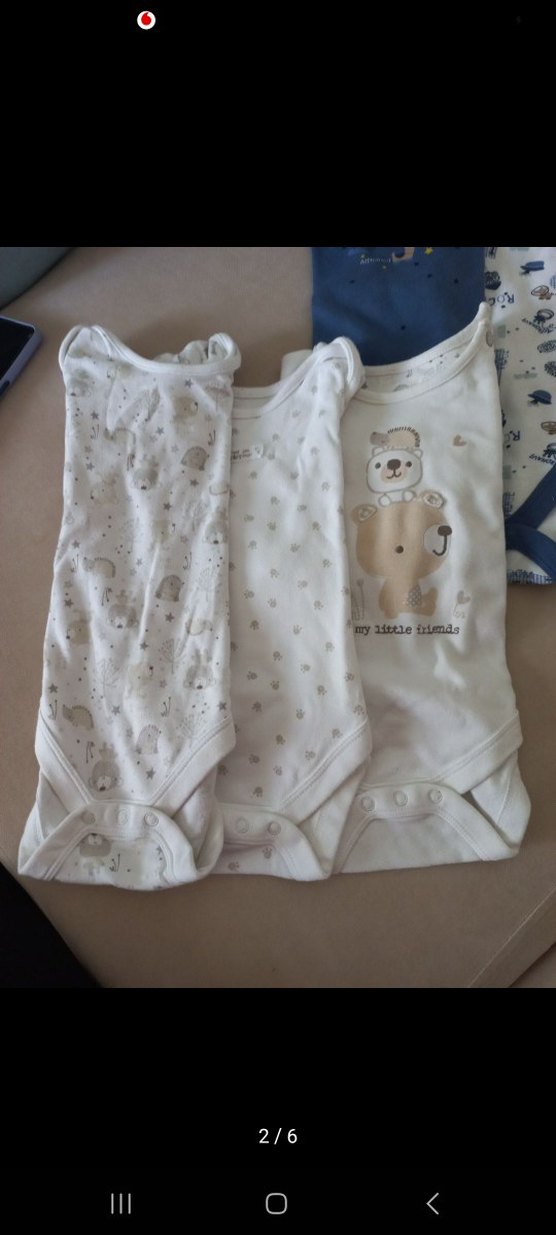 Bebek Erkek Kolsuz Pamuklu Çıtçıtlı Body - Görsel 2