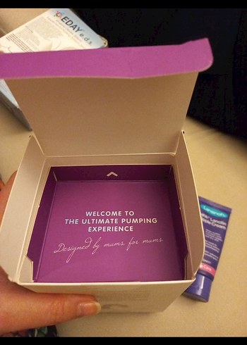 Mor Pastel Göğüs Pompası - Görsel 3