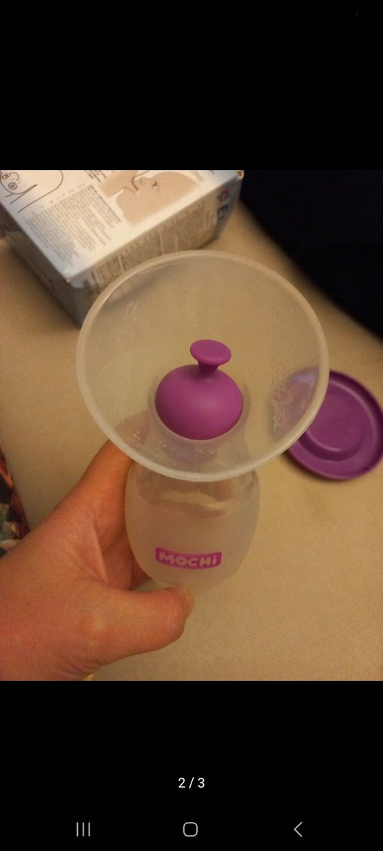 Mor Pastel Göğüs Pompası - Görsel 2