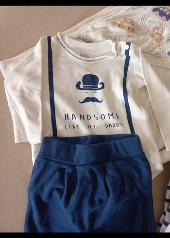 Erkek Bebek Pamuklu Sokak Stili Kıyafet Seti - Görsel 2