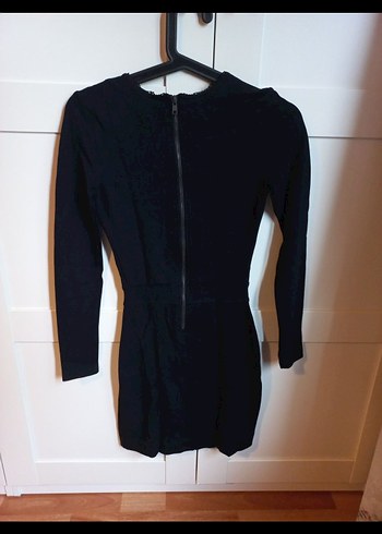 Dantelli Siyah Gotik Midi Elbise - Görsel 3