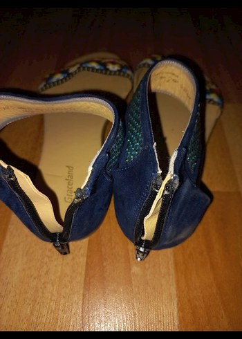 Renkli Nakışlı Boncuklu Dolgu Topuklu Kadın Sandalet - Görsel 2