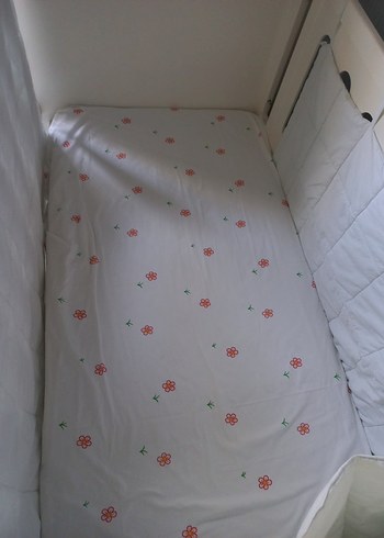 Beyaz Bebek Karyola ve Yatak - Görsel 4