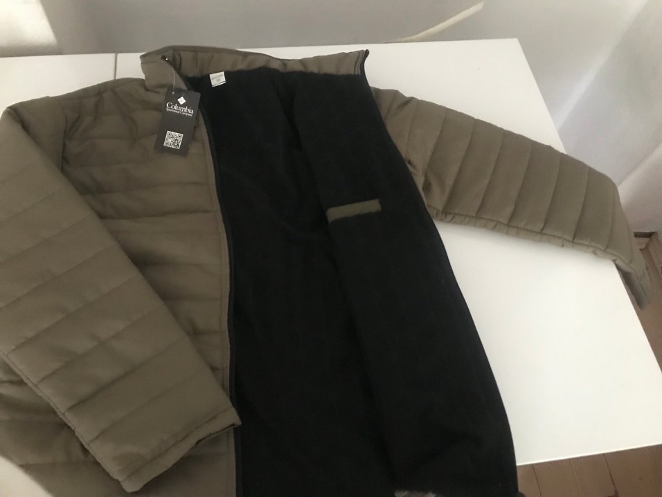 Columbia Haki yeşilFermuarlı Erkek Mont - Görsel 2