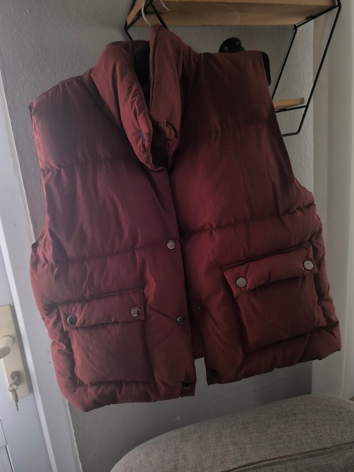 Turuncu Kapüşonlu Midi Kadın Parka - Görsel 2