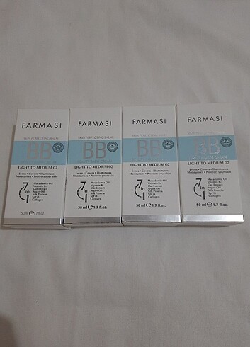 Farmasi BB krem 02 no açıktan ortaya 50 ml