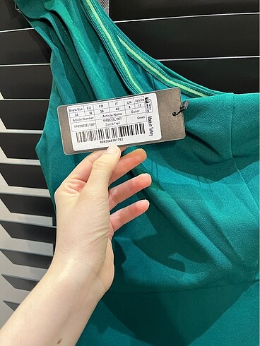 xs Beden yeşil Renk Trendyolmilla elbise