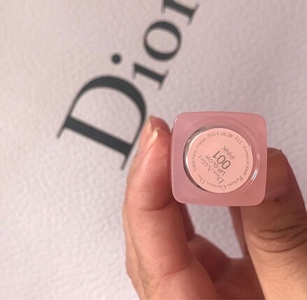  Beden pembe Renk DIOR LIP GLOW KULLANILMAMIŞ