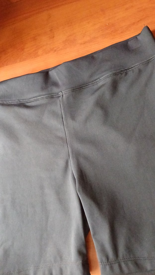 Siyah Biker  Şort - Görsel 2