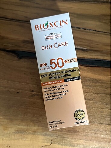 Diğer Bioxcin Spf50+ Çok yüksek korumalı güneş kremi -renkli