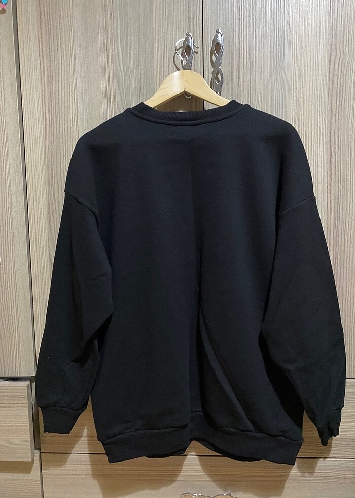 Defacto I love me siyah kazak - Görsel 3