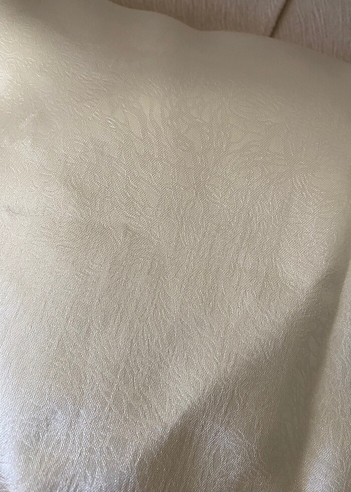 Saten Kırık Beyaz Perde (2 PERDE) - Görsel 4