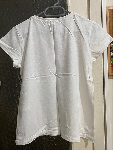 Koton Kırmızı Kalp Baskılı Beyaz Tişört - Görsel 2