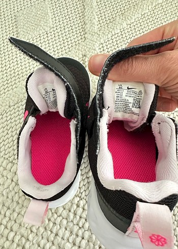 Kız Çocuk Siyah Pembe Spor Ayakkabı - Görsel 6