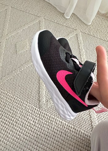 Kız Çocuk Siyah Pembe Spor Ayakkabı - Görsel 9