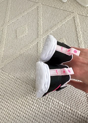 Kız Çocuk Siyah Pembe Spor Ayakkabı - Görsel 4