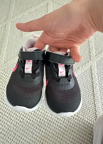 Kız Çocuk Siyah Pembe Spor Ayakkabı - Görsel 5