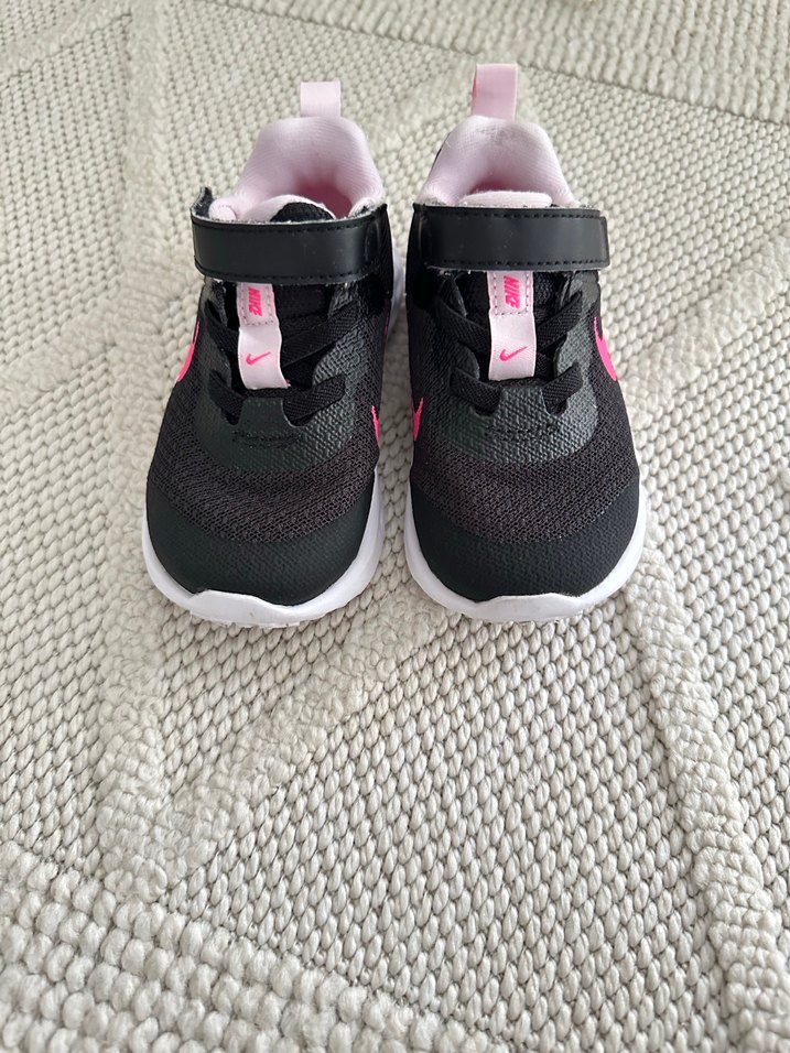 Kız Çocuk Siyah Pembe Spor Ayakkabı - Görsel 3