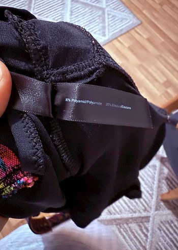 Nakışlı Siyah Bohem Uzun Mayo - Görsel 5