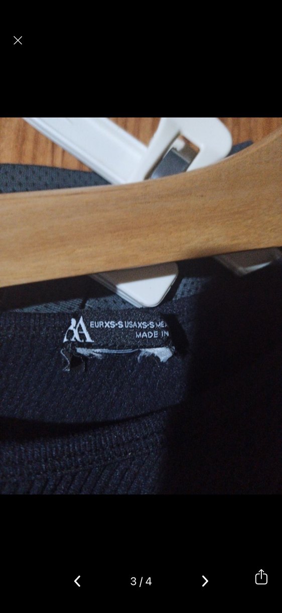 Zara Tek Omuzlu Siyah Kadın Mayo - Görsel 4