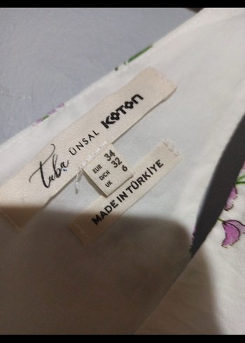 Beyaz Çiçek Desenli  Mini Büstiyer - Görsel 6