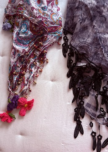 Altı adet  Bohem Kadın Şal - Görsel 5