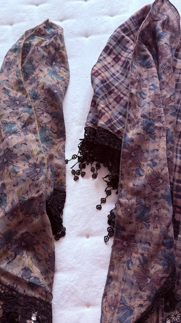 Altı adet  Bohem Kadın Şal - Görsel 2