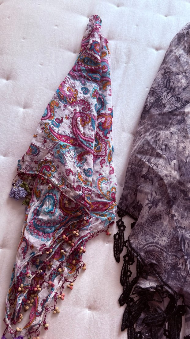 Altı adet  Bohem Kadın Şal - Görsel 4