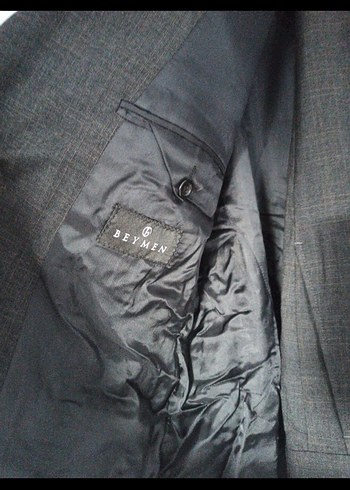 Gri Erkek Ofis Takım Elbise - Görsel 2