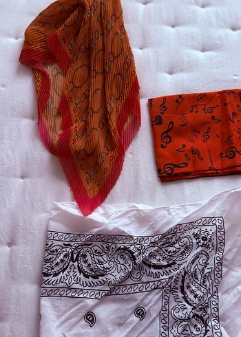 Bohem Tarz Çok Renkli Örgü Kadın Fular - Görsel 2