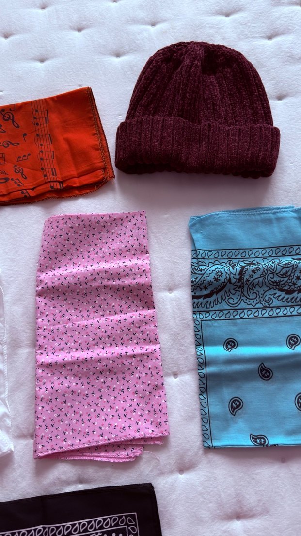 Bohem Tarz Çok Renkli Örgü Kadın Fular - Görsel 3