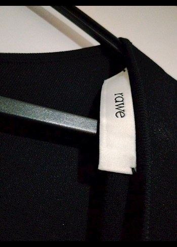 Rawe marka Siyah Uzun Kollu Uzun Elbise - Görsel 7