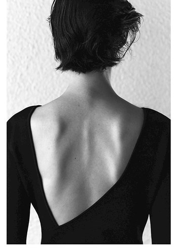 Rawe marka Siyah Uzun Kollu Uzun Elbise - Görsel 4