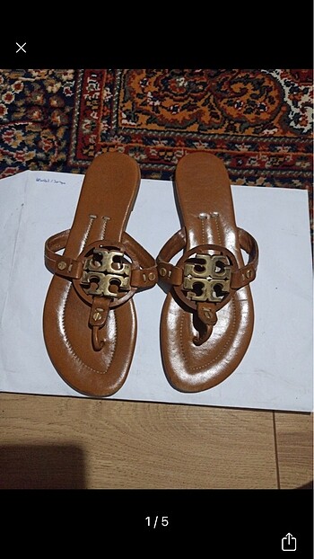 Tory burch marka terlik