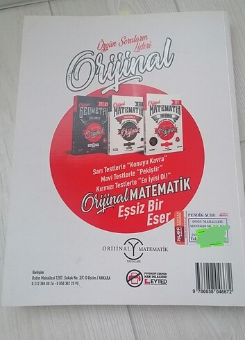  Tyt Orijinal Matematik Soru Bankası