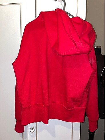 s Beden kırmızı Renk Bershka hoodie hırka